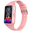 S10 smartwatch 4G με πλήκτρο sos- GPS- μέτρηση θερμοκρασίας, καρδιακού παλμού και πίεσης, αισθητήρα πτώσης (ροζ χρώμα)