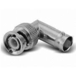 BNC male to BNC female right angle adapter