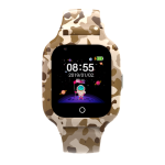 Wonlex KT22s Android 4G παιδικό smartwatch με κάμερα - βιντεοκλήση- GPS - σύνδεση σε WiFi -Brown camo