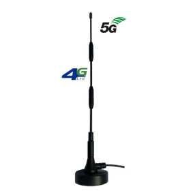 Arrow AR-7060 Ultra WideBand κεραία 2G/3G/4G/5G με μαγνητική βάση και 3 μέτρα καλώδιο κατάλληλη για 4G/5G routers