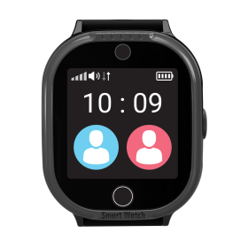Myki™ Watch 4 Lite (Μαύρο χρώμα) αδιάβροχο IP67 παιδικό ρολόι-κινητό με selfie κάμερα και δέκτη GPS.