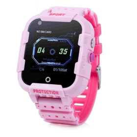 Wonlex KT12 Android 4G παιδικό smartwatch με κάμερα - βιντεοκλήση- GPS - σύνδεση σε WiFi - αδιάβροχο IP67 -ροζ χρώμα