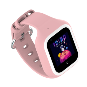 Wonlex KT21 Android 4G παιδικό smartwatch με κάμερα - βιντεοκλήση- GPS - σύνδεση σε WiFi - αδιάβροχο IP67 -Ροζ χρώμα
