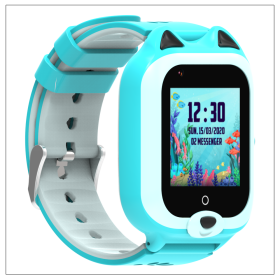 Wonlex KT22 Android 4G παιδικό smartwatch  με κάμερα - βιντεοκλήση- GPS - σύνδεση σε WiFi - αδιάβροχο IP67 -γαλαζιο χρώμα