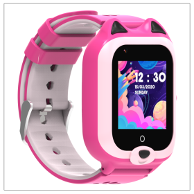 Wonlex KT22 Android 4G παιδικό smartwatch με κάμερα - βιντεοκλήση- GPS - σύνδεση σε WiFi - αδιάβροχο IP67 -ροζ χρώμα